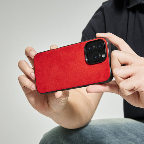 Alcantara iPhone 15 Back-Wrap Case