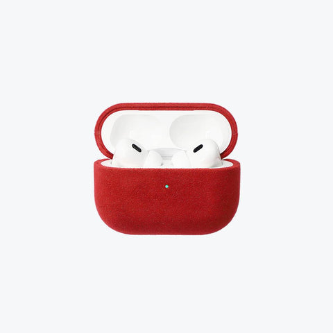 Alcantara AirPods Pro Case (Red) - ALMA