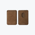 Alcantara MagSafe Phone Cardholder (Brown) - ALMA