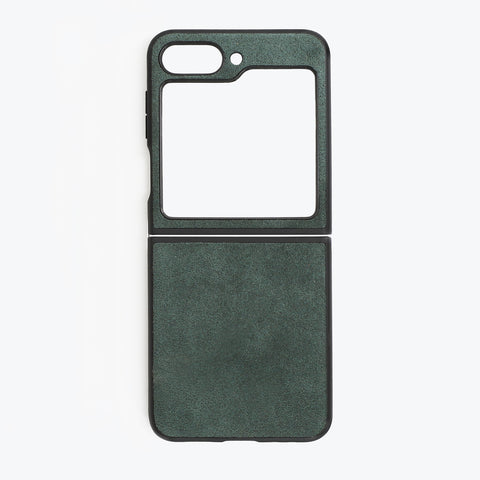 Alcantara Samsung Flip 5/6 Case (Forest Green)