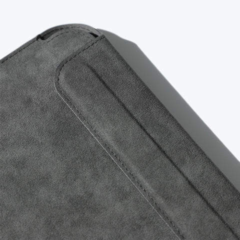 Alcantara MacBook Pouch (Black) - ALMA