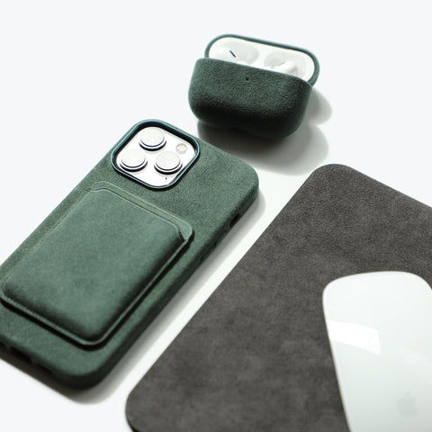 Alcantara iPhone Case (Forest Green) - ALMA