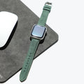 Alcantara Apple Watch Buckle Bands (Forest Green) - ALMA