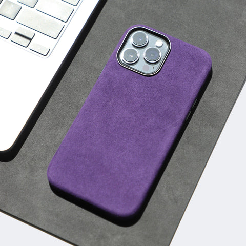 Alcantara iPhone Case (Indigo) - ALMA