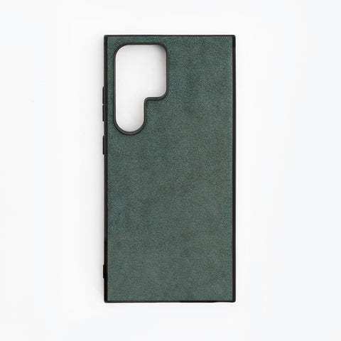 Alcantara Samsung Galaxy S24 Series Case (Forest Green)