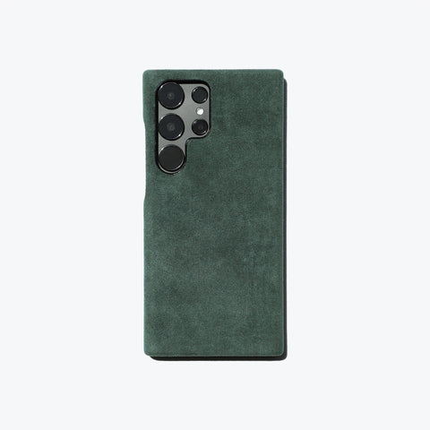 Alcantara Samsung Galaxy S23 Case (Forest Green) - ALMA